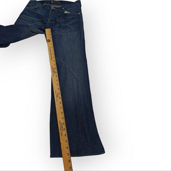 Rock & Republic Floyd Blue Wide Leg Jeans Size 32 - Picture 4 of 7